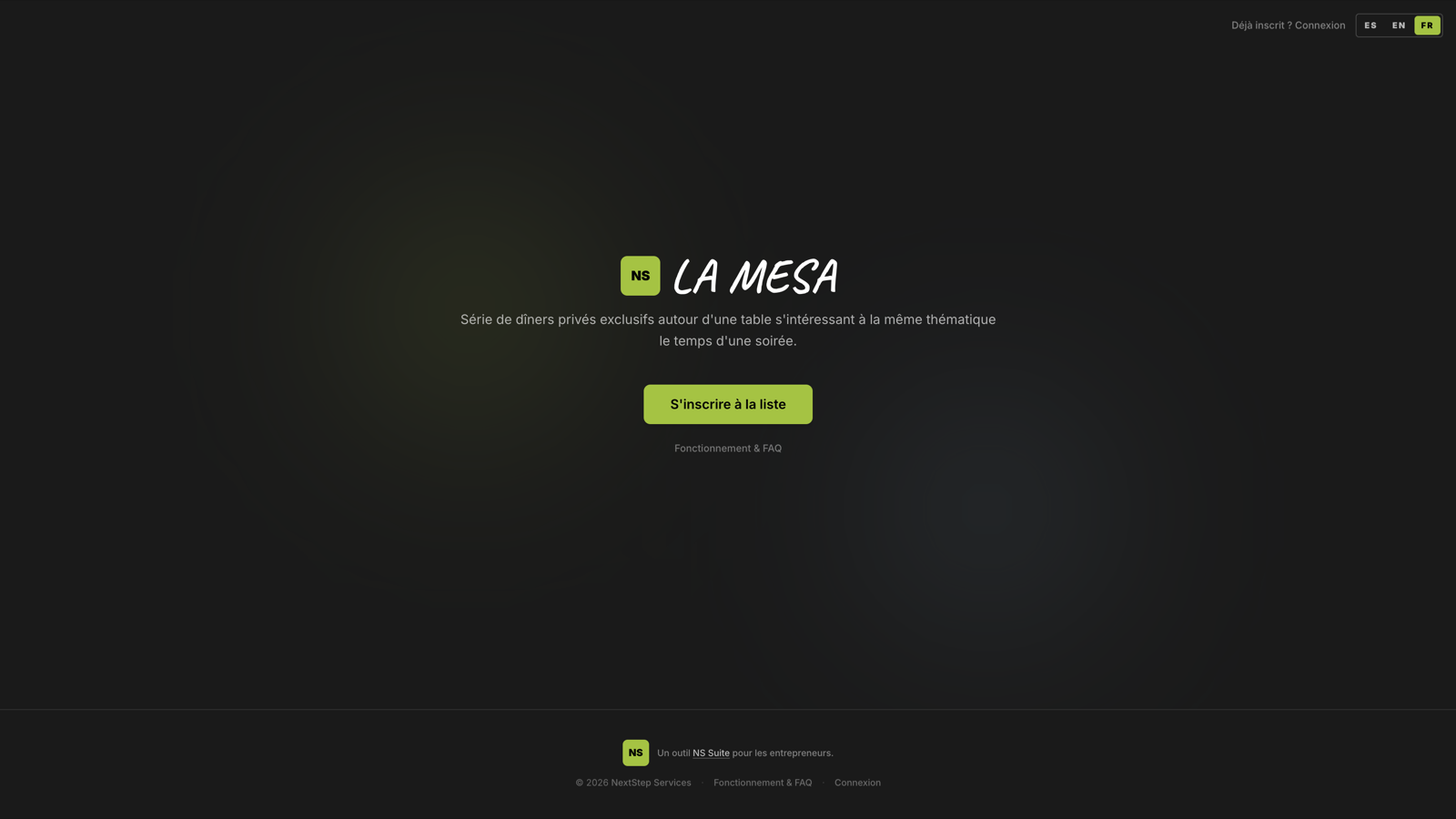 Capture d'écran — LA MESA